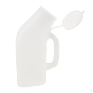 Kitchen Accs 1000 ml oudere urinoirfles kamerpot noodtoilettasje met deksel - wit