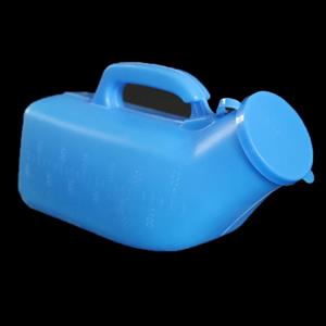 Hobbies Mannelijk urinoir met deksel 1200 ml bedpan voor reizigers, gehandicapte senioren groen