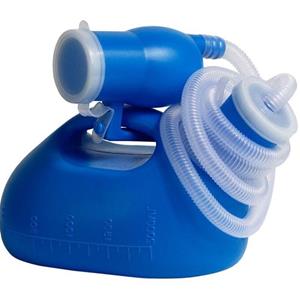 Jinglong21 2000ml urine hulpmiddel reis urine opslag toilet hulpmiddel fles urinoir potty met deksel draagbare urinoir fles wit