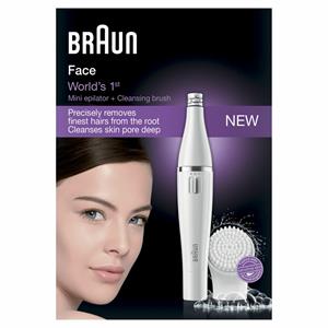 Braun 5x  Gezichtsepilator en Reinigingsborstel Face 810