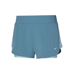 Mizuno 2in1 4.5 Short Hardloopshorts Dames