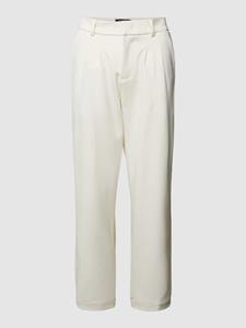 AEngels Stoffen broek met bandplooien