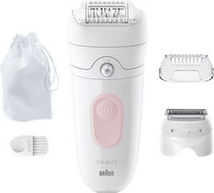 Braun Silk·épil 5 5-030 Wit/Flamingo