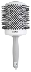 Olivia Garden Expert Blowout Shine Wit&Grijs 80mm