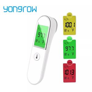 Yongrow Flash Sale- Thermometer Infrarood voorhoofd Contactloos voor volwassenen en kinderen met koortsalarm en geheugenfunctie