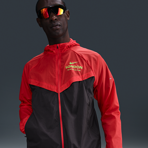 Nike Stride Repel hardloopjack voor heren - Rood