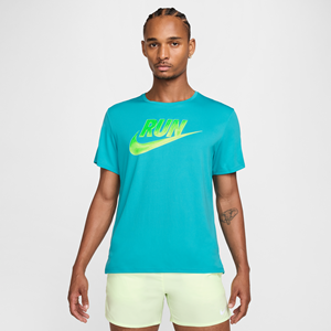 Nike Miler Run Energy Dri-FIT hardlooptop met korte mouwen voor heren - Groen