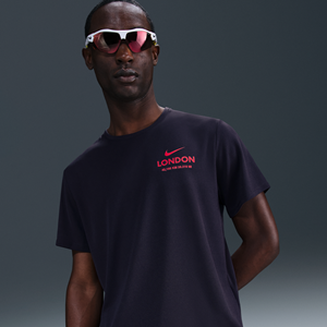Nike Miler hardloopshirt voor heren - Paars