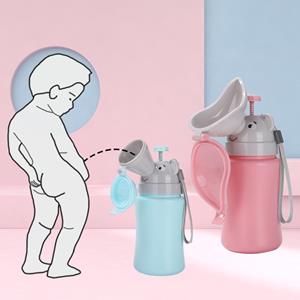 Angel Baby Smile Draagbare Handige Reizen Leuke Baby Urinoir Kinderpotje Meisje Jongen Auto Toilet Potties Voertuig Urinoir One Size blauw