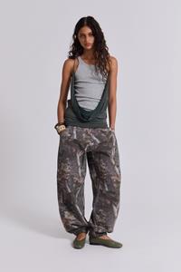 Jaded London Woodland Camo Baggy Cuffed Monster Joggers