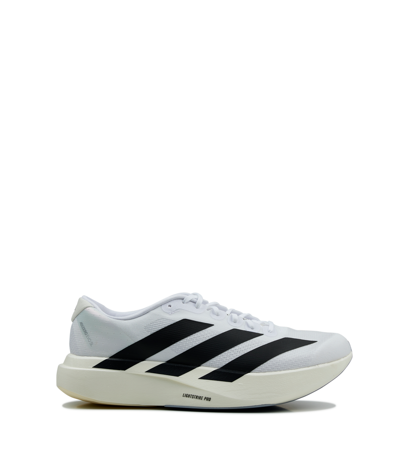 adidas Adizero Sneakers Evo In White And Black - 7.5