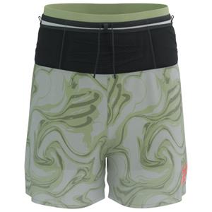 Compressport  Trail Racing 2-In-1 Short - Hardloopshort, olijfgroen