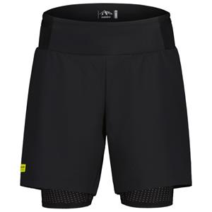 Maloja  ReckmoosM. - Hardloopshort, zwart