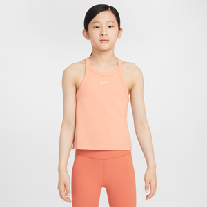 Nike tanktop met hoge hals voor meisjes - Oranje