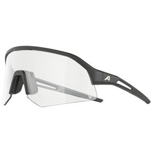 Alpina  Sonic HR V Photochromic S0-3 - Fietsbril wit/grijs