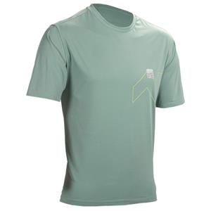 Leatt  MTB Trail 1.0 X-Flow Short Sleeve Jersey - Fietsshirt, turkoois