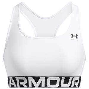 Under Armour  Women's HG Authentics Mid Branded - Sportbeha, wit
