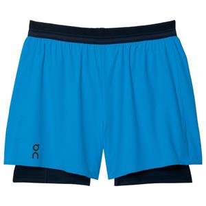 On  5 Performance 2In1 Short - Hardloopshort, blauw