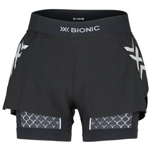 X-BIONIC  Women's Twyce Race 2in1 Shorts - Hardloopshort, zwart