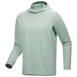 Arcteryx Arc'teryx - Cormac Hoody - Hardloopshirt, grijs/turkoois