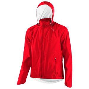 Löffler  Jacket with Hood Comfort Fit WPM Pocket - Fietsjack, rood