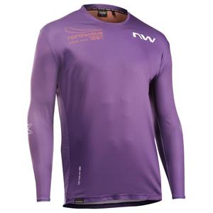 Northwave  Edge 2 Jersey Long Sleeve - Fietsshirt, purper