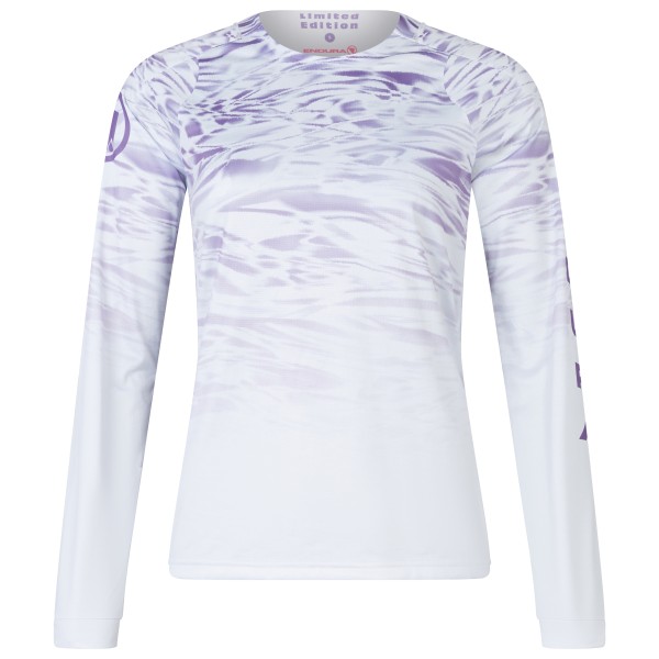 Endura  Women's Marble LTD Printed L/S Tee - Fietsshirt, wit