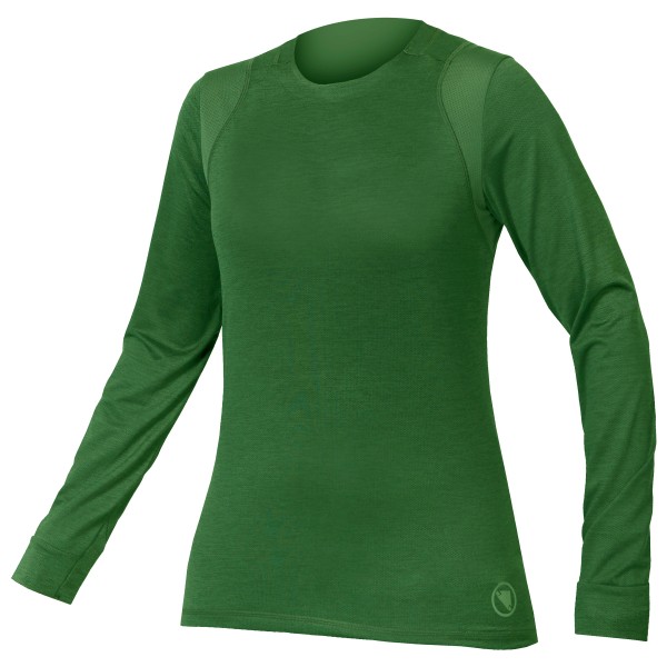 Endura  Women's Singletrack Trikot L/S - Fietsshirt, olijfgroen