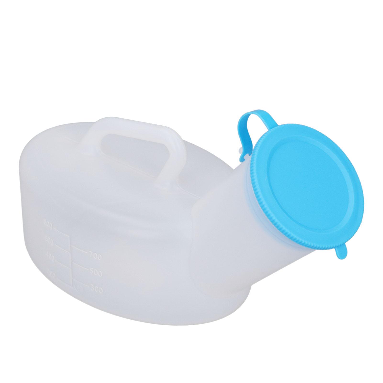 Meterk Lekvrije urinoirfles met grote capaciteit, lekvrij en draagbaar voor op reis, voor mannen en vrouwen 800ml Male