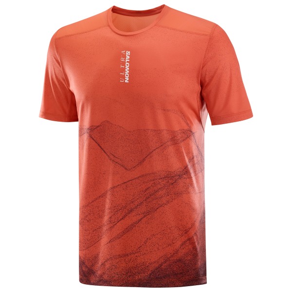 Salomon  S/Lab  Ultra Print - Hardloopshirt, rood