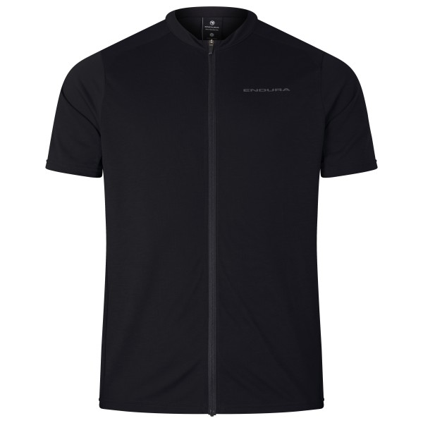 Endura  Loop S/S Zipped Jersey - Fietsshirt, zwart