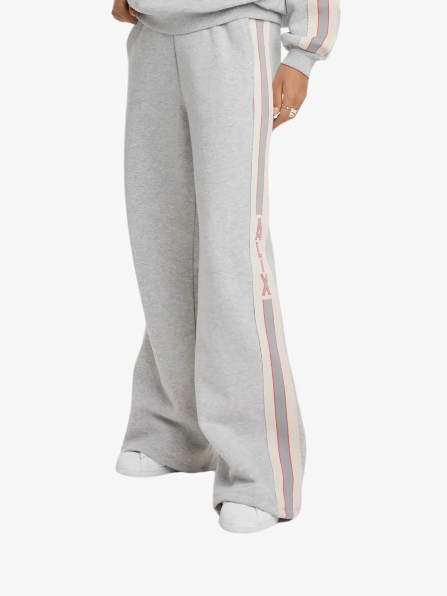 Alix The Label Dames joggingbroek side tape wide leg