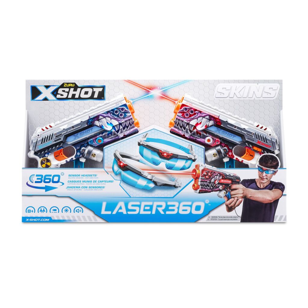 Zuru x-shot skins laser 360 blaster 2 pack