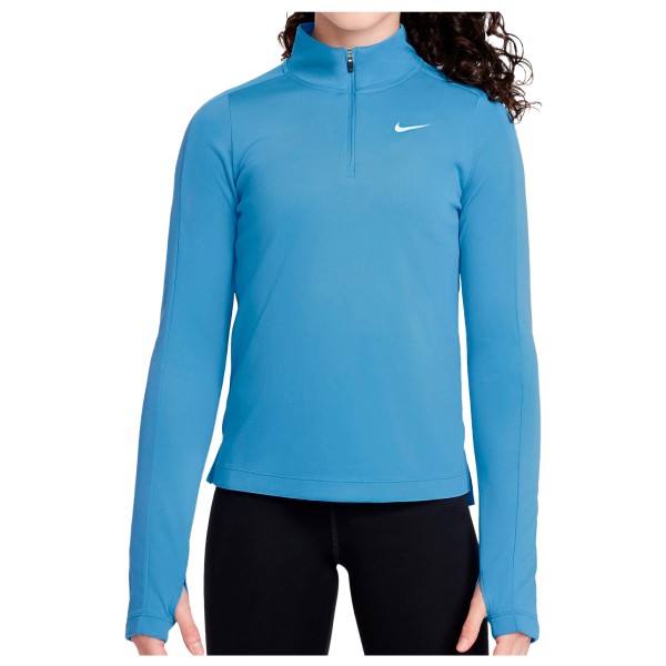 Nike  Kid's Dri-Fit Long-Sleeve 1/2-Zip Top - Hardloopshirt, blauw