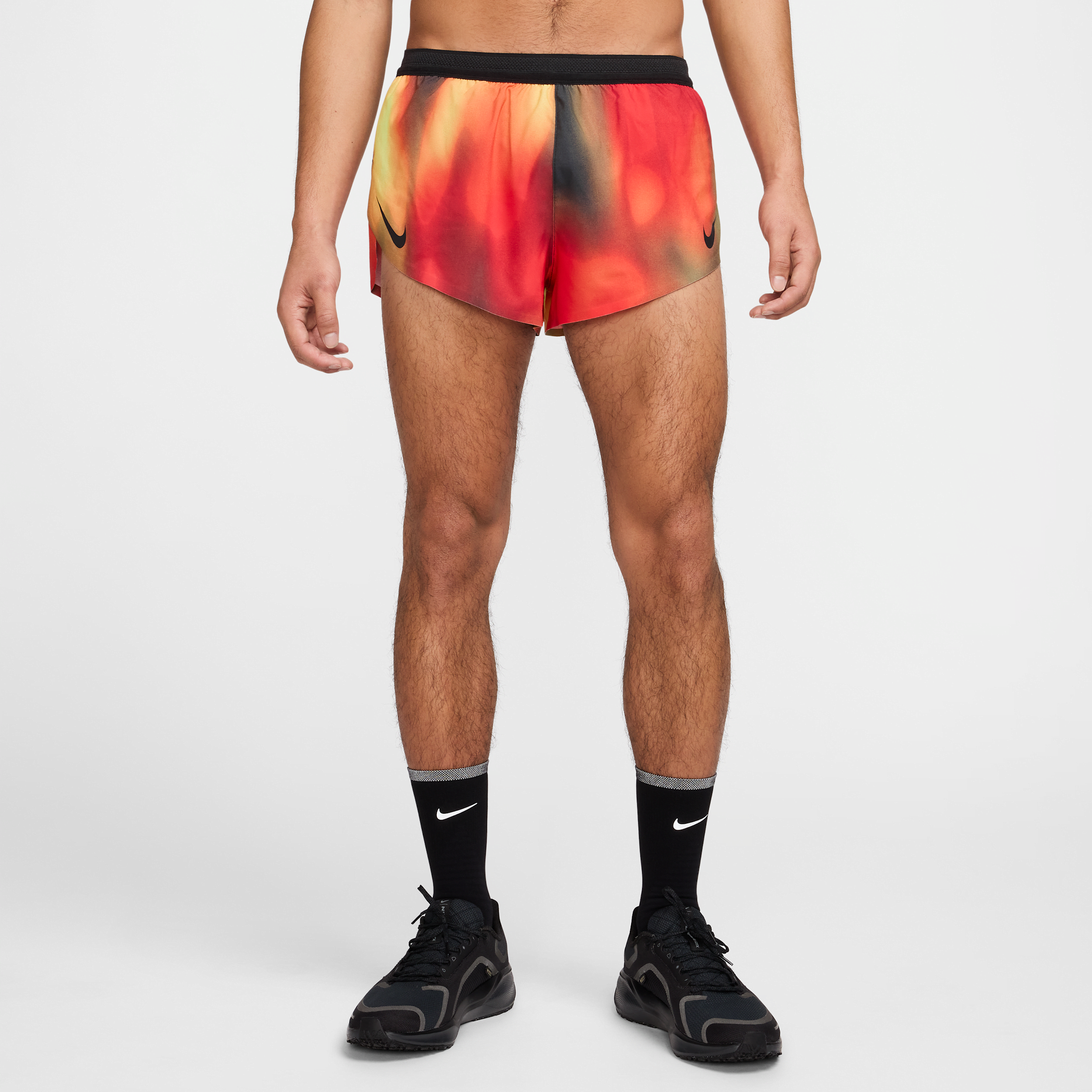 Nike AeroSwift Elite Entry Dri-FIT ADV hardloopshorts voor heren - Geel