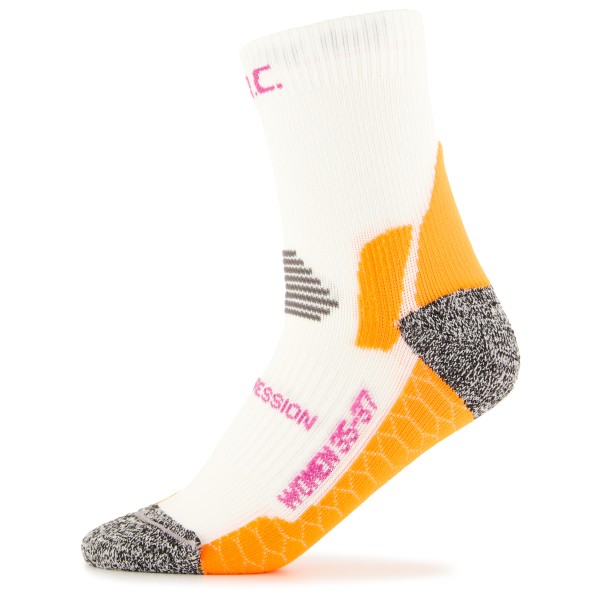 P.A.C.  Women's RN 6.0 Running Pro Mid Compression - Compressiesokken, wit