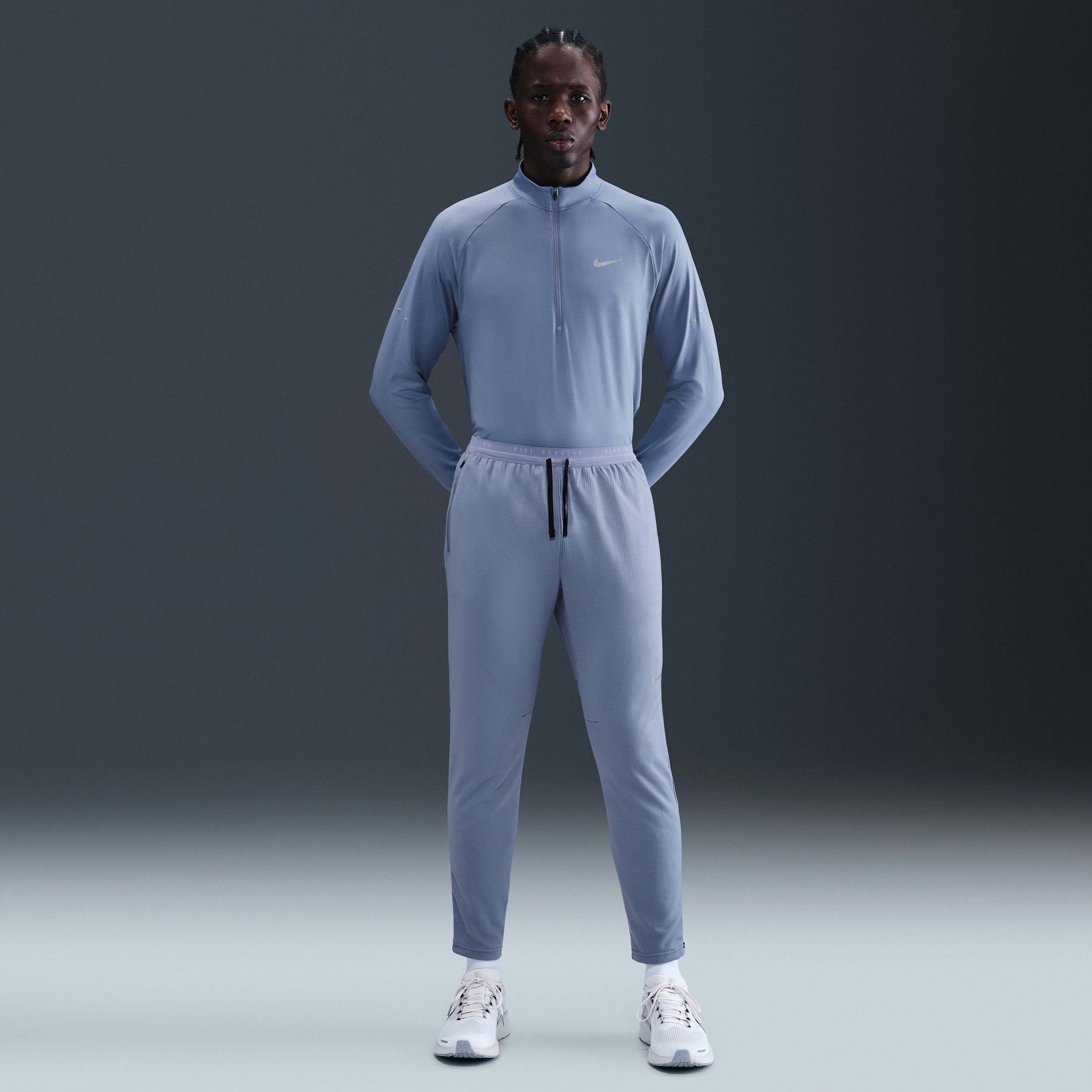 Nike Stride Dri-FIT knit hardloopbroek voor heren - Blauw