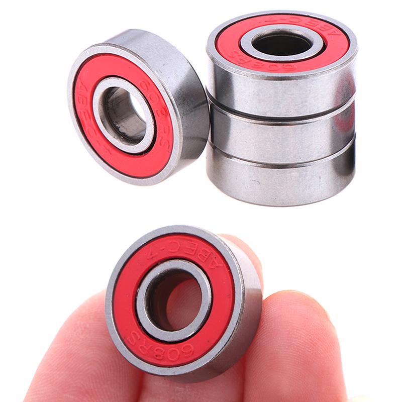 Fanwan 5 stuks rode Abec-7 608Rs skateboardrol afgedichte kogellagers 8X22X7mm One Size