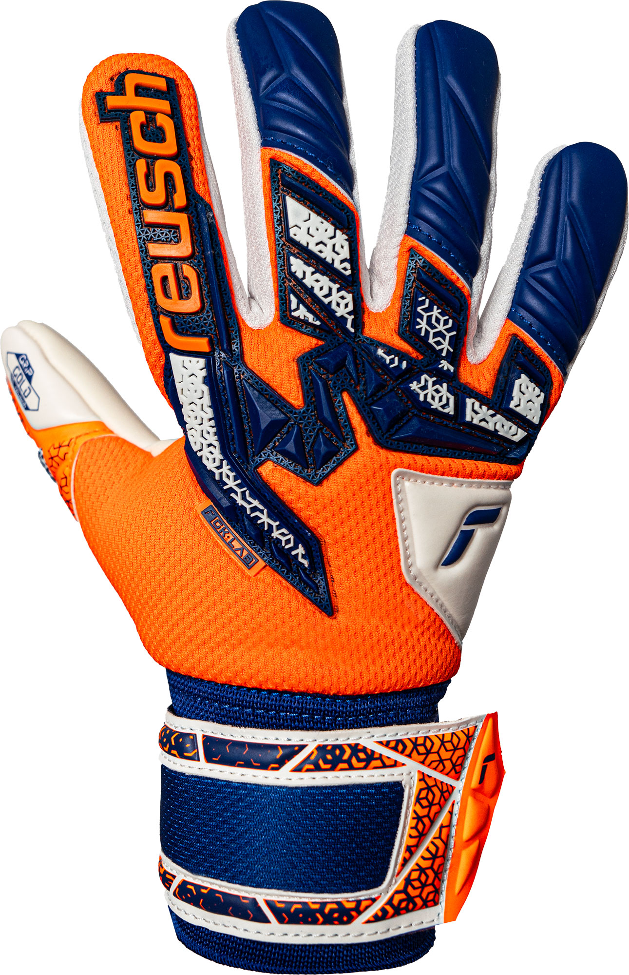 Stanno Reusch Attrakt Freegel Gold NC Junior Energize - Keepershandschoenen - Maat 5