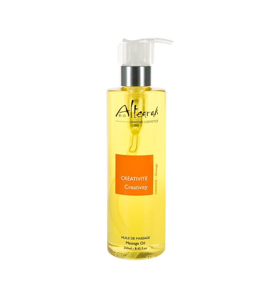 Altearah Massageolie creativity orange bio