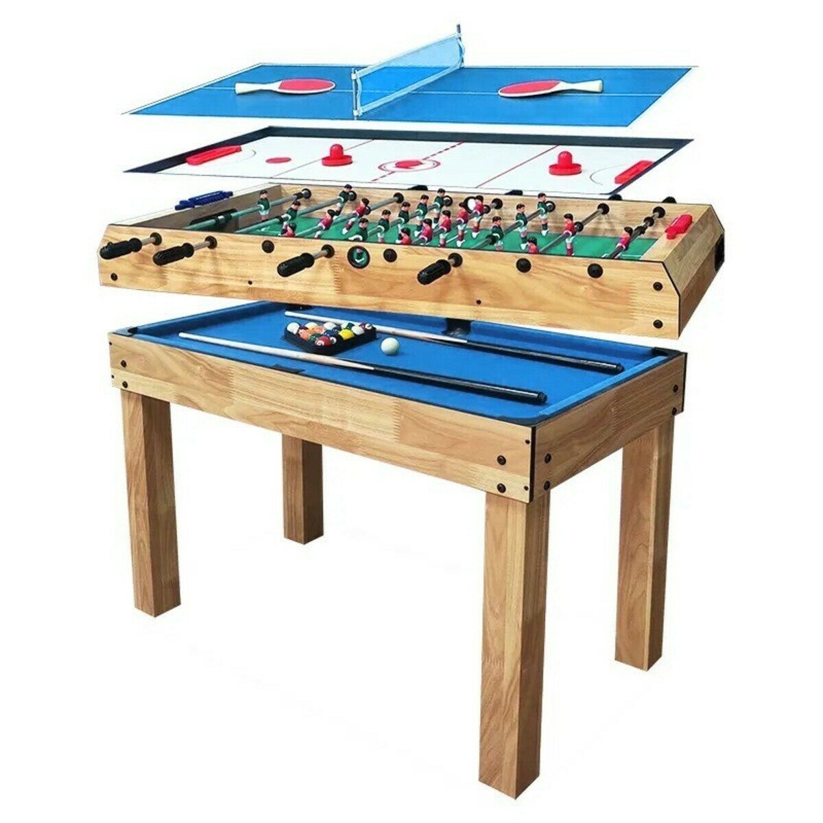 Multi speeltafel 4 in 1