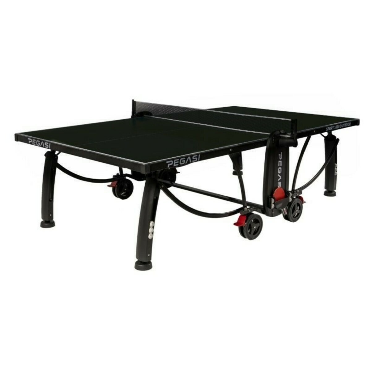 Tafeltennistafel  1000 Outdoor Black