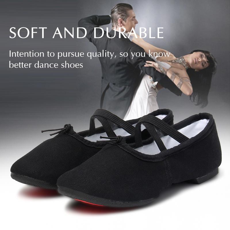Yashion Dance Shoes Meisjes Ballet Schoenen Canvas Zachte Zool Ballet Dans Slippers Kinderen Praktijk Ballerina Schoenen Vrouw Dansschoenen 41 roze