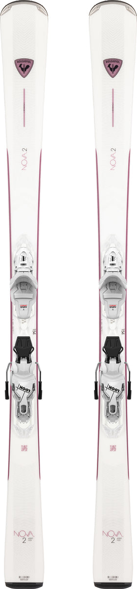 Nova 2 piste ski's wit/lila dames