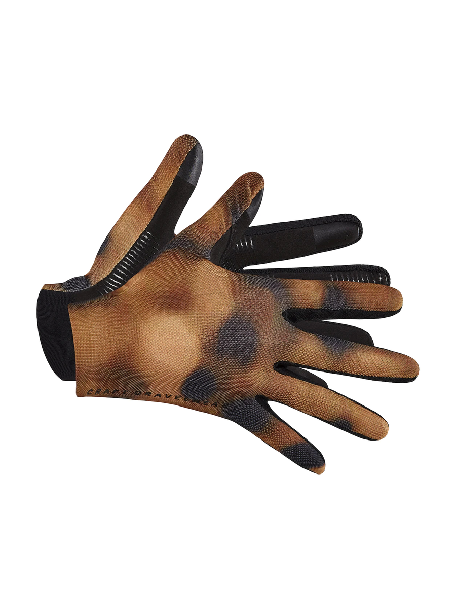 Craft ADV Gravel Glove fietshandschoenen oranje met zwart