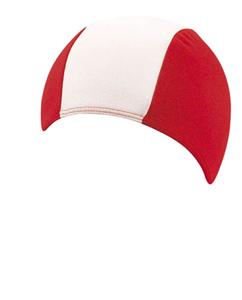 BECO jongens badmuts &VerticalLine; polyester &VerticalLine; rood/wit