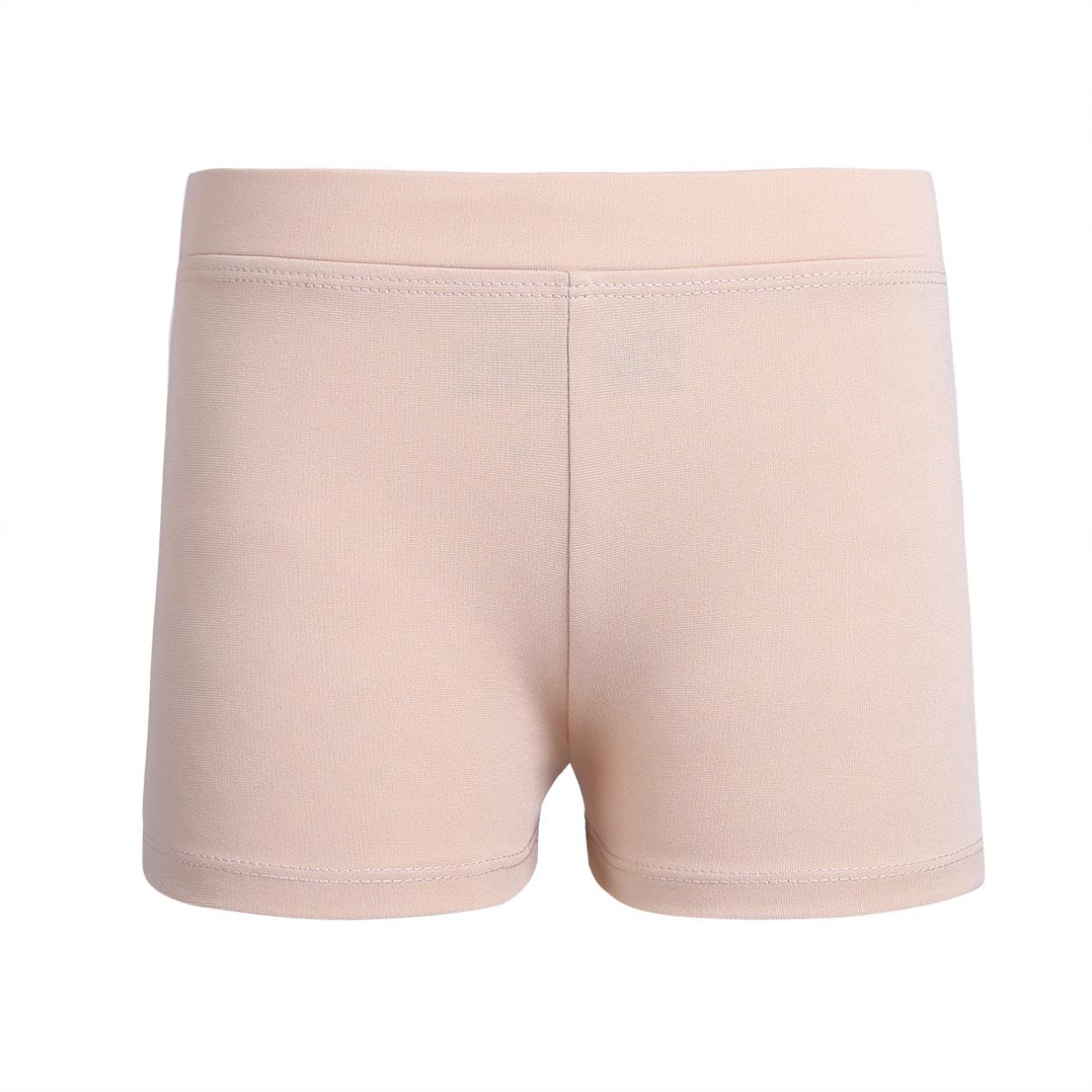 Inlzdz Kinderen Meisjes Jongens-cut Lage Taille Actieve kleding Gymnastiek Ballet Dans Shorts voor Yoga Sport Workout Gym 9-10 Years