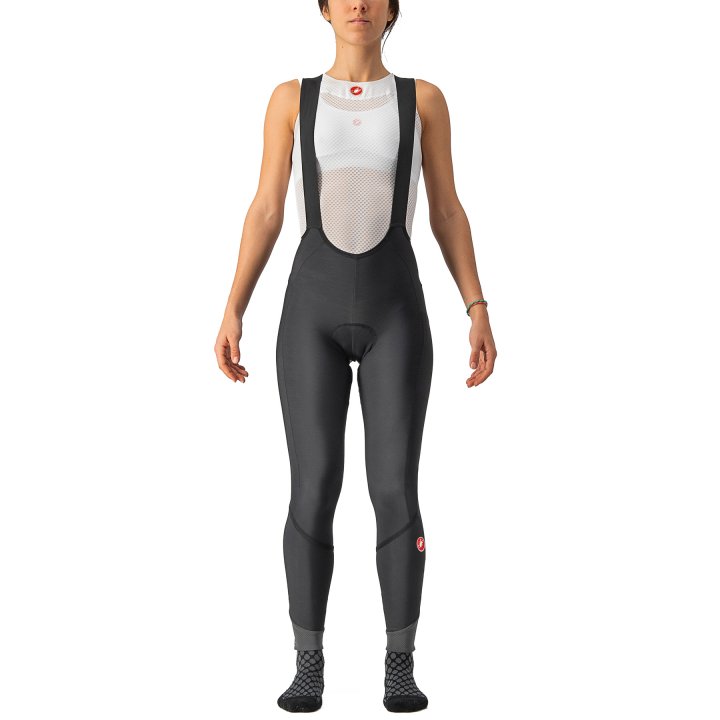 Castelli Velocissima DT fietsbroek lang zwart dames