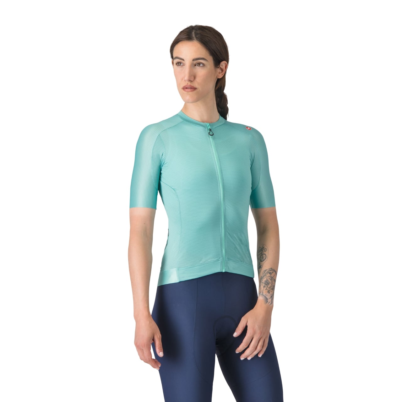 Castelli Espresso fietsshirt korte mouw groen dames