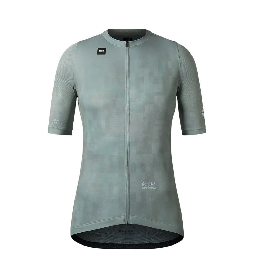 Gobik Stark fietsshirt korte mouw cedar check dames